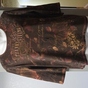 Christopher & Banks Earthy Tones Top